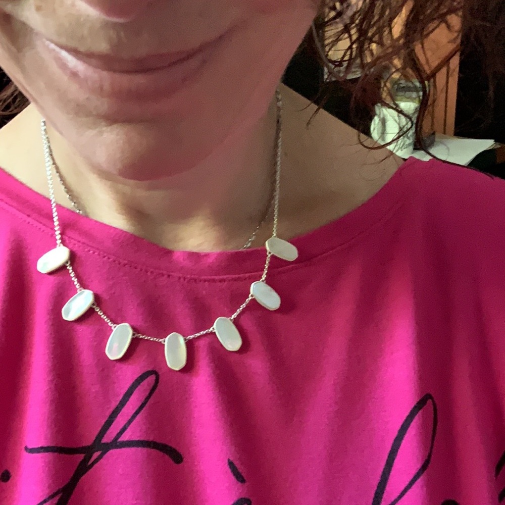Kendra Scott Adjustable metal slider necklace